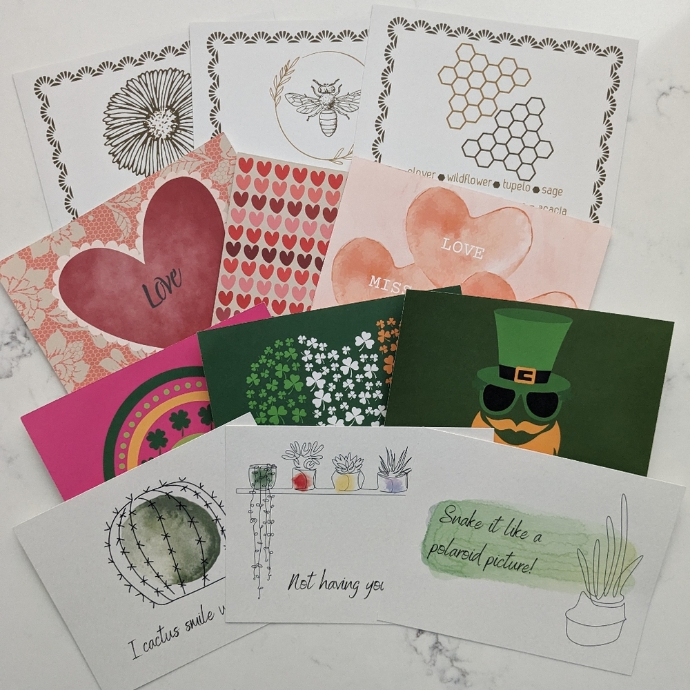 Set of 12 Postcards